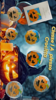 ZUCCA DI HALLOWEEN  IN PIXEL ART